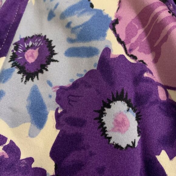 Joan Rivers Purple Floral Jacket Size 16 - Picture 3 of 10